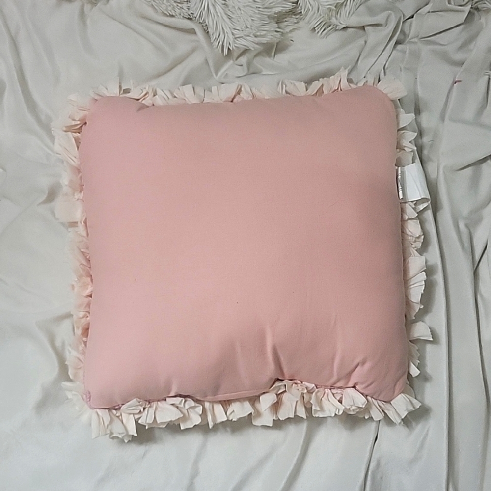 Wayfair Ruffle Shag Throw Pillow - Picture 3 of 10
